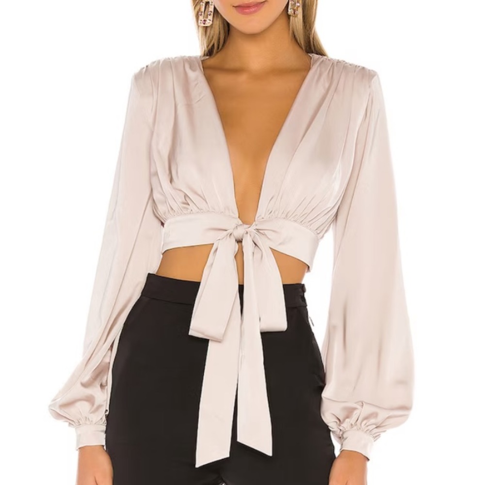 Revolve NBD Imogen Top in Champagne